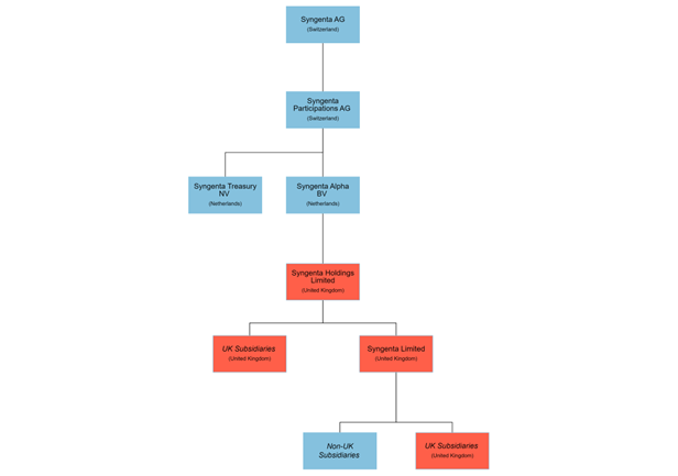 business organisation chart